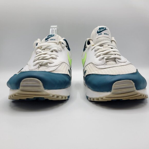 Nike Air Max AJ7695 103 Mens Sneakers White/Lime/Blue US 11 UK 10 EUR 45 - Picture 8 of 16